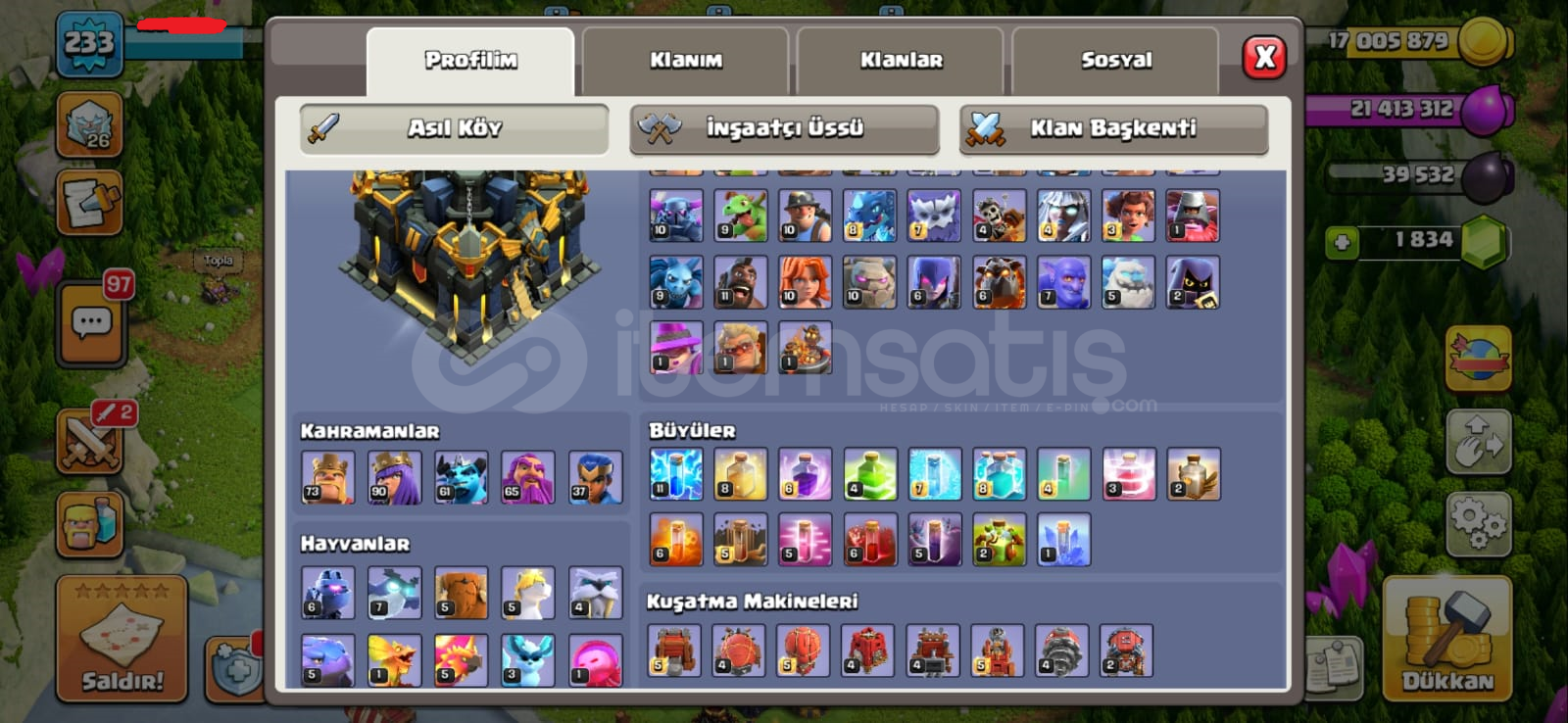 EFSANE SUPERCELL 3'LU PAKET HESAP KAÇMAZ!!! AÇK EFSANE SUPERCELL 3'LU PAKET HESAP KAÇMAZ!!! AÇK