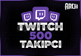 ⭐[EFSANE] Twitch 500 Takipçi | GARANTİLİ⭐
