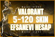 ⭐EFSANEVİ 5-120 SKİN GARANTİLİ HESAP⭐