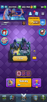 Efsanevi clash Royal hesabı teklif verin.