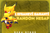 (EFSANEVİ GARANTİLİ) BS RANDOM HESAP