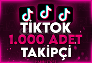 ⭐️ [Kaliteli] TikTok 1.000 Takipçi