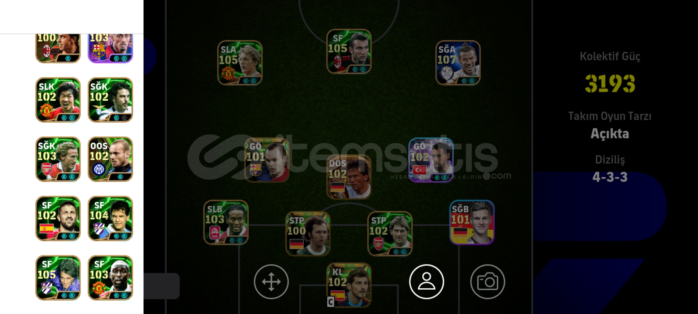 Efutbol satılık hesap 5 senelik -6k myclupPoint Efutbol satılık hesap 5 senelik -6k myclupPoint