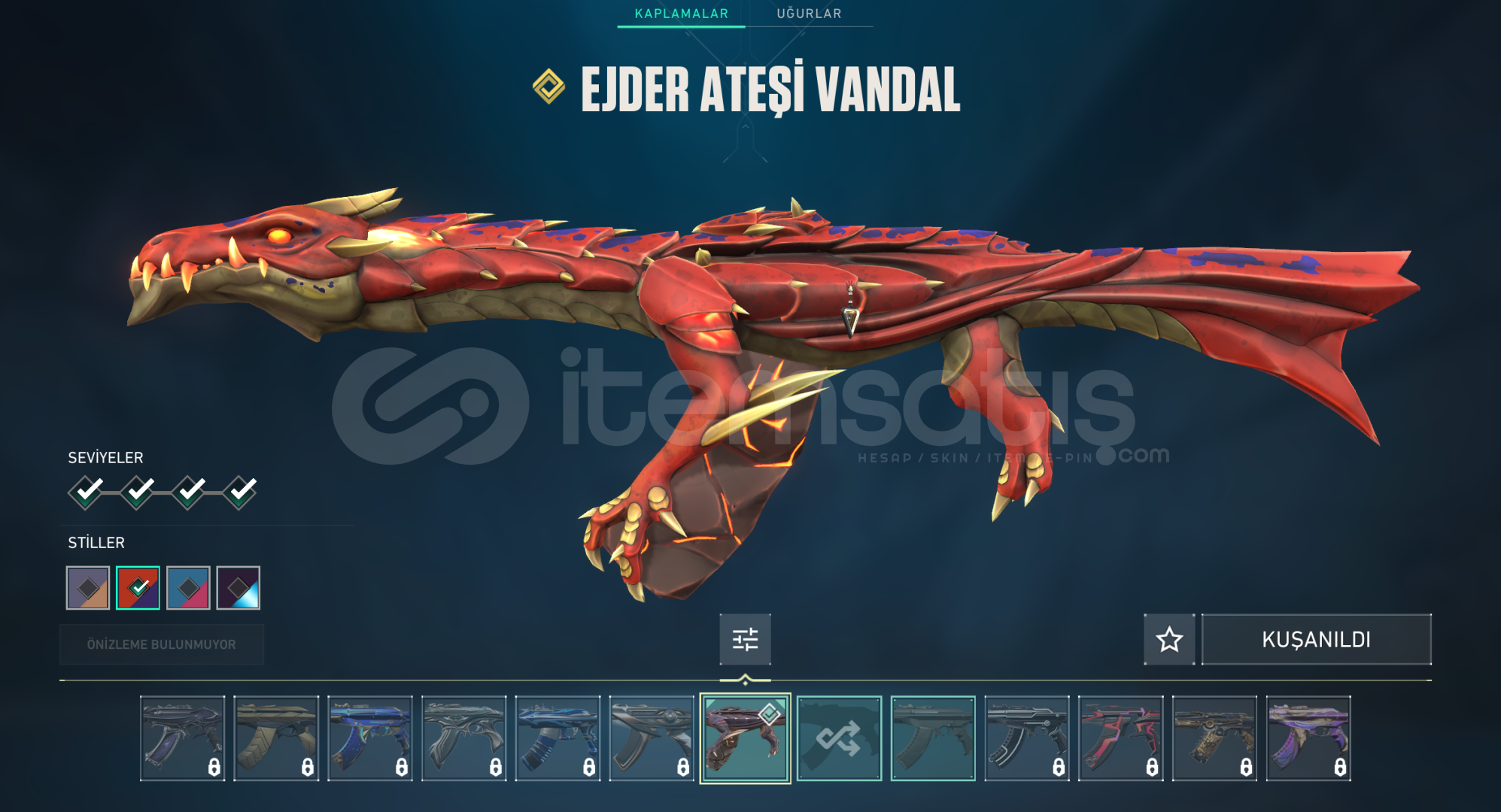 Ejder Vandal ve Asil Karambit Ejder Vandal ve Asil Karambit