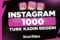 ⚡Ekonomik Hızlı 1000 ADET %80 Türk Kadın Beğeni