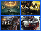 Elden Ring + Dark Souls 3 + Sekiro + Witcher 3