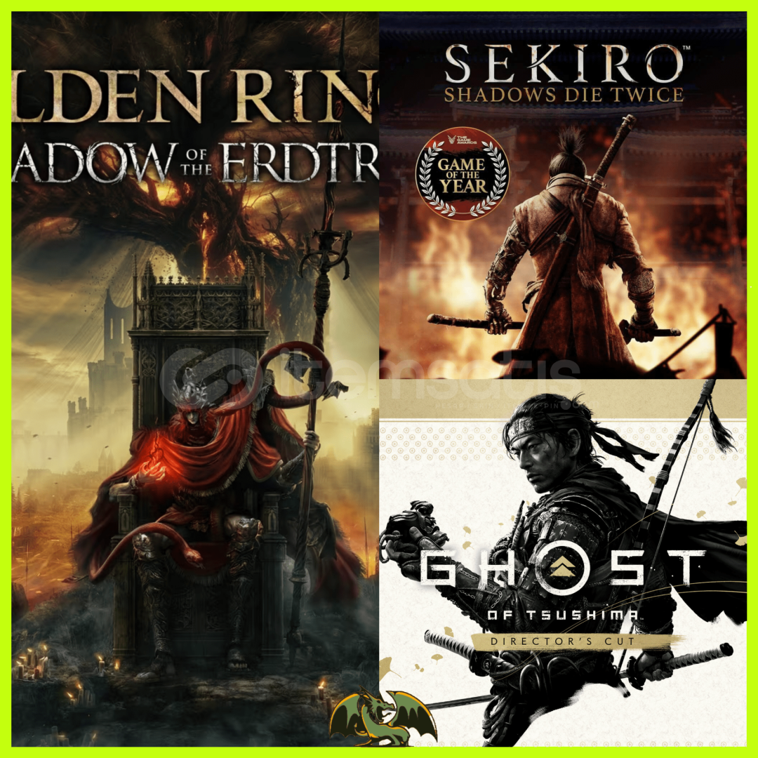 Elden Ring + Sekiro + Ghost of Tsushima Elden Ring + Sekiro + Ghost of Tsushima
