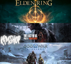 ELDEN RING + TLOU PART 2 + GOW RAGNAROK PS4/PS5 ELDEN RING + TLOU PART 2 + GOW RAGNAROK PS4/PS5