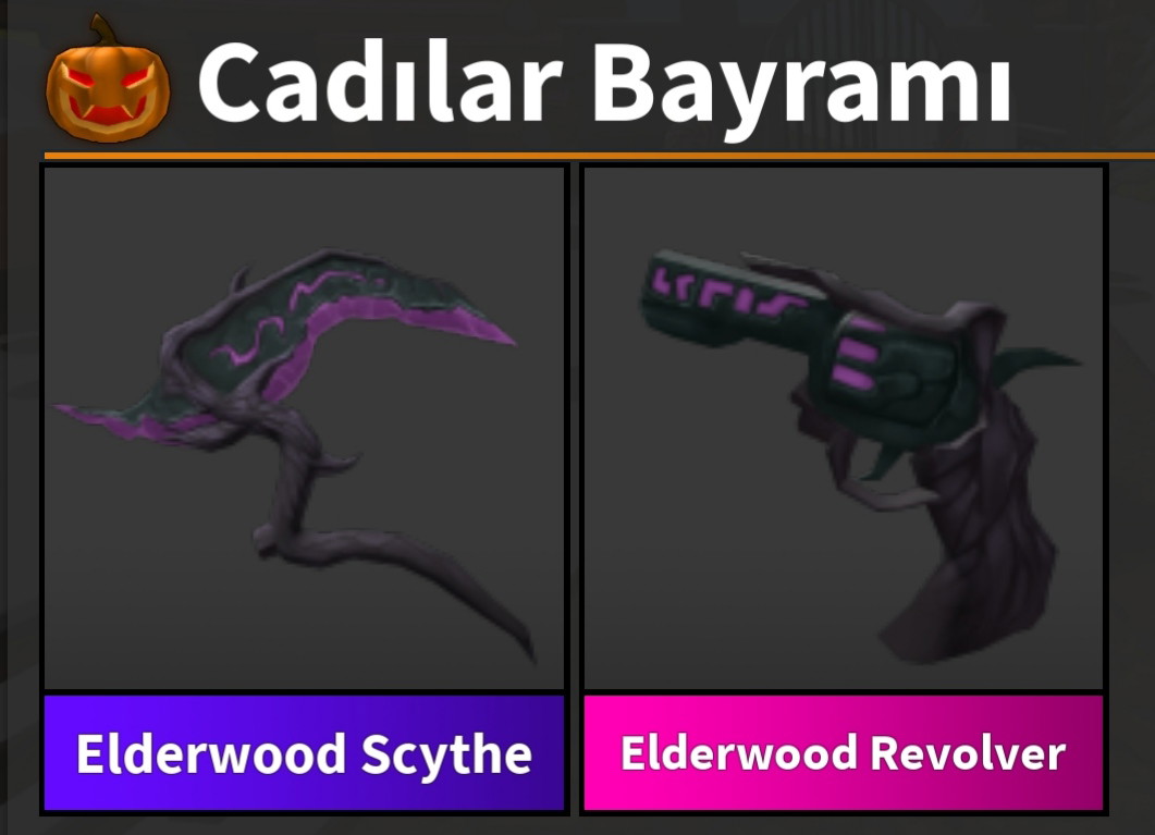 Сколько валют у косы. Elderwood Set мм2. Револьвер Элдервуд мм2. Elderwood Scythe mm2. Нож Elderwood.