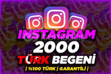 ⭐(GARANTİLİ) İNSTAGRAM 1000 BEĞENİ TÜRK⭐