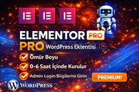 Elementor Pro Ömür Boyu Lisans | Premium