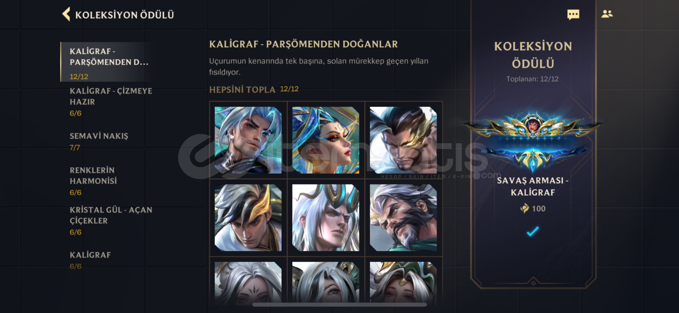 Elit kostümlü koleksiyonluk Hesap  Elit kostümlü koleksiyonluk Hesap