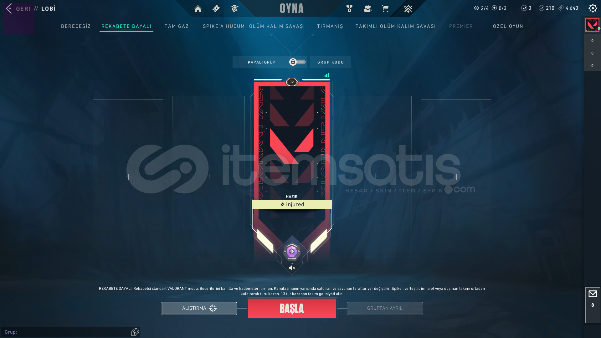 ELMAS 3 FRESH HESAP - YÜKSEK MMR - İMMO UĞURLUK ELMAS 3 FRESH HESAP - YÜKSEK MMR - İMMO UĞURLUK