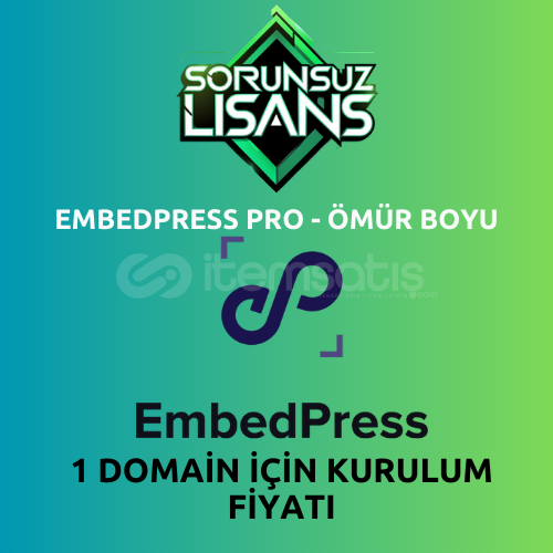 EmbedPress Pro - Ömür Boyu EmbedPress Pro - Ömür Boyu