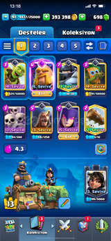 Emek hesap Clash royale
