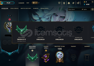 EMERALD 4 MAINLEMELİK HIGH MMR HESAP 