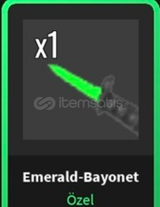 Emerald bayonet knife