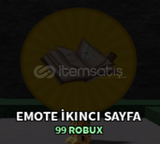 ⭐ Emote Second Page | En Hızlısı⭐