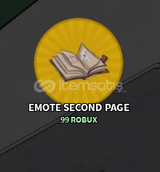 ❤️Emote Second Page The Strongest Battlegrounds