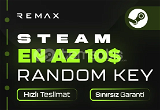 En Az 10$ / 300₺ Steam Random Key