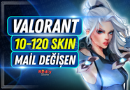 ⭐EN AZ 10 SKİN! Valorant Random Mail Değişen!