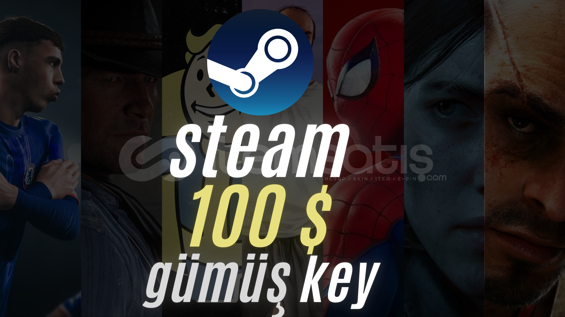 ⭐️EN AZ 100 $ DOLAR GARANTİ RANDOM KEY ⭐️EN AZ 100 $ DOLAR GARANTİ RANDOM KEY