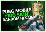 ⭐EN AZ 100 SKİN!⭐ PUBGM RANDOM HESAP