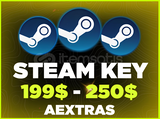 EN AZ 199$-250$ STEAM RANDOM KEY OTO TESLİMAT