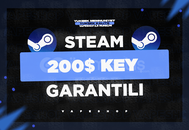 ⭐️ 200$ DEĞERİNDE STEAM RANDOM [GARANTİLİ]⭐️
