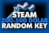 EN AZ 200 DOLAR STEAM RANDOM KEY +200$