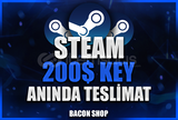 ⭐EN AZ 200$ (6800₺) GARANTİLİ STEAM KEY⭐