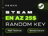 En Az 25$ / 750₺ Steam Random Key