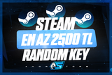 ✨EN AZ 2500₺ STEAM RANDOM KEY GARANTİLİ✨