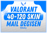 ⭐EN AZ 40 SKİN! Mail Değişen Valorant Random