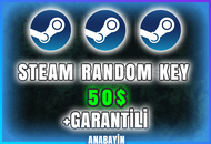 ⭐️En AZ 50 Dolar Steam Random Key⭐️