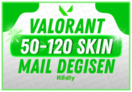 ⭐EN AZ 50 SKİN! Mail Değişen Valorant Random