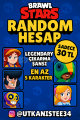 ⚠️En az 90 karakterli random hesap⚠️