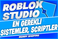 ✨En Gerekli Sistemler, Scriptler✨ Roblox Studio ✨En Gerekli Sistemler, Scriptler✨ Roblox Studio