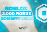 ✨[EN HIZLI] 2.000 Robux | Komisyonsuz✨