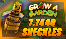 ⚡ (EN HIZLI) 7.744Q Coins | Grow a Garden ⚡