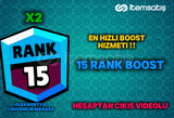 ⭐️[EN HIZLISI] 2X 15 RANK BOOST⭐️