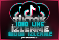 ⭐[EN HIZLISI] TİKOK 10K İZLENME 1K LİKE⭐