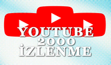 ⭐ [EN İYİSİ] 2000 YOUTUBE İZLENME ⭐