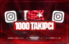 ⭐[EN İYİSİ⚡] Instagram 1000 Türk Takipçi