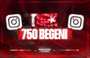 ⭐[EN İYİSİ⚡] Instagram 750 Türk Beğeni