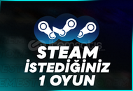 ⭐[EN İYİSİ]⭐STEAM İSTEDİĞİNİZ 1 OYUN!⭐