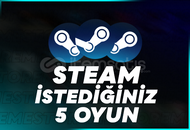 ⭐[EN İYİSİ]⭐STEAM İSTEDİĞİNİZ 5 OYUN!⭐
