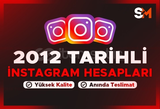 EN KALİTELİ 2012 TARİHLİ İNSTAGRAM HESAPLARI