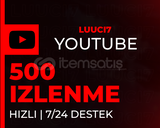 ⭐[EN KALİTELİSİ] 500 YOUTUBE İZLENME⭐