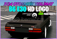 ⭐️ (CAM ÇİZİMLİ) HD LOGOLU B6 E30 ⭐️ | CP1